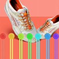 thumbnail image 7 of 2 Pair Shoe Laces No Tie Elastic Shoelaces One Size Fits All Kids Adults Athletic Running Sneakers Shoes Boot Strings, 7 of 7