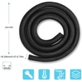 thumbnail image 3 of Funda para Cable Funda Ajustable de 2 M, Cierre Automático de Gestión de Cable Trenzado PET, Diámetro de Protección de la Cubierta del Cable 16-28 mm para Cables de TV/Computadora/Oficina-2m/6.56ft, 3 of 8