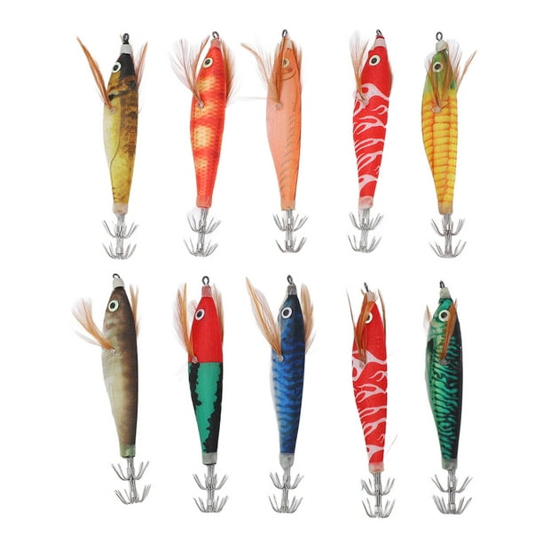 Spptty Fishing Lures, Fishing Shrimp Bait Wide Use Double Layer Hook Streamlined Body Abs Pointed For Saltwater