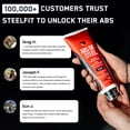 thumbnail image 3 of SteelFit Abs of Steel Maximum Definition Cream with 5% Coaxel, 8 fl oz (237ml)., 3 of 6