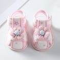 thumbnail image 5 of Zanarzt Baby Girl Sandals Infant Baby Boys Girls Sandals Summer Baby Wedding Dress Flat Shoes Newborn First Walkers Shoes Pink,12, 5 of 8