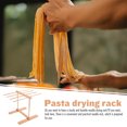 thumbnail image 2 of Pasta Drying Rack Household Noodle Stand Hanging Pasta Rack Wooden Pasta Drying Rack, 2 of 8