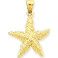 thumbnail image 1 of 14K Yellow Gold Starfish Pendant (29 X 21) Made In United States k2958, 1 of 3