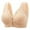 Beige, variant on Bras for Women,Front Open Button Up Comfortable Traceless Lace Plus Size Gathered Drop Cup Bra,Sports Bras for Women,Beige,XL