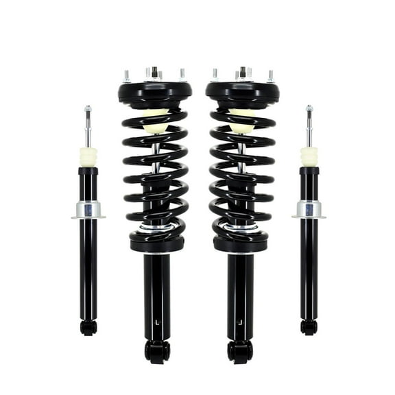 Set 4 Front Shock Absorber-Rear Quick Complete Strut-Coil Spring For 2000-2002 Jaguar S-Type