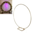 thumbnail image 1 of Circle Arch Frame, Round Backdrop Stand Gold Iron Stable  for Outdoor for Party Decoration, 1 of 8