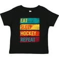 thumbnail image 3 of Inktastic Ice Hockey Eat Sleep Hockey Repeat Boys or Girls Toddler T-Shirt, 3 of 5