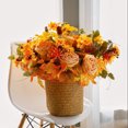 thumbnail image 5 of Elegant Thanksgiving Fall Flower Bouquet For Wedding Centerpieces Bridal Party Home Decorations Arrangements, 5 of 5