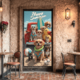 thumbnail image 6 of Cute Dogs Happy Summer Beach Party Banner Decorative Design Pups Playful Scene for Beach Party Summer Event Holiday Celebration, 6 of 9
