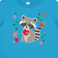 thumbnail image 4 of Inktastic Woodland Raccoon Spring Flowers Girls Baby T-Shirt, 4 of 5
