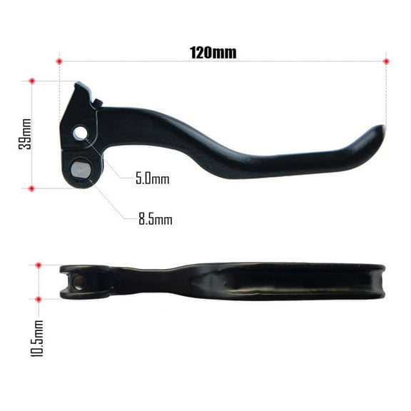 Cogfs Electric Bicycle Brake Handle Pull Lever 120mm/103mm Power Off Oil Brake Handle for XOD LiTing Jiazhu Brake Levers Repair Parts Cycling-Bicycle Components&Parts