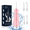 pink, variant on Water Flosser Portable Oral Irrigator, 5 Modes DIY Adjustable Pressure, Detachable Transparent Water Tank, IPX7 Waterproof USB Rechargeable Dental Teeth Cleaner for Braces Sensitive Gums Home Travel