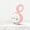 Pink, variant on HOARBOEG Original Silicone Pacifier Clip Holder with Cartoon Charms, Soft Elastic Drop-Proof Pacifier Leash for , Easy to Clean Binky Strap for Strollers, Car Seats & Daily, 9.84in