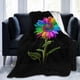 thumbnail image 1 of Manta de microfibra ultra suave con diseño de girasol para sofá, manta de franela ligera, suave, cálida y acogedora para sofá cama, sala de estar, 50 x 60 pulgadas, 1 of 7