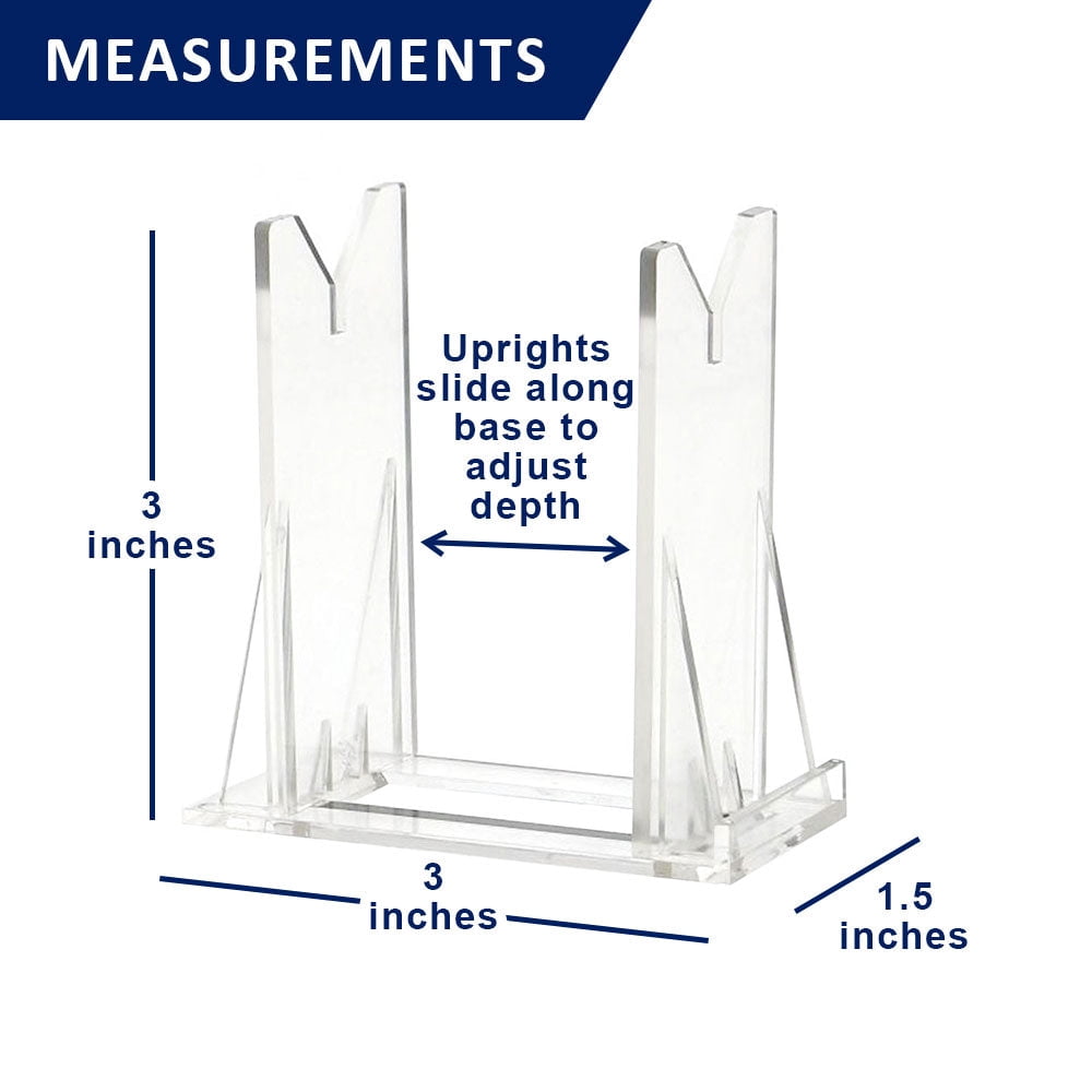 OnFireGuy 25 Pack Large Adjustable Fishing Lure Display Stand Easels for Large Fishing Lures, Wildlife Calls, and Knives