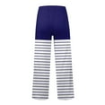 thumbnail image 5 of JJHGVB Striped Pants Women Womens Sweatpants with Pockets Baggy Sweatpants Women Sweatpants Women Trousers Womens Track Pants Athleta Pants Women Dark Blue L, 5 of 6