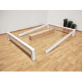 thumbnail image 4 of Base Para Cama Queen Size Muebles GM Tradicional Desarmable Madera de Pino Con Laca Color Blanco, 4 of 6
