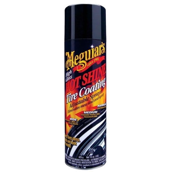 Meguiar's Hot Shine Tire Coating Spray - Adjustable - 15 oz