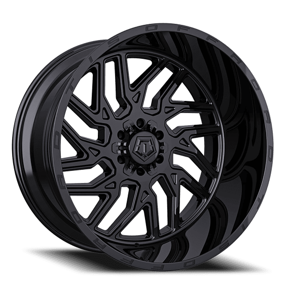 1 TIS 24x12 8X170 -44 544B Black Wheel Rim
