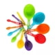 thumbnail image 1 of Cucharas medidoras,Juego de cucharas medidoras de plástico para hornear,Tazas y cucharas medidoras para de repostería de colores del arco iris,Juego de cucharas medidoras para, 1 of 3