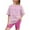 Pink, variant on yillto Girls Summer Clothes Short Sleeve Oversized T Shirt Top and Biker Shorts 2piece Outfits Sets