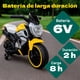 thumbnail image 3 of Moto Eléctrica Amarilla Con Luz Y Claxon Little Monkey, 3 of 7