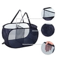 thumbnail image 4 of Cesta de lavandería plegable de 1 pieza de Unique Bargains, cesta portátil para baño 22.83"x14.17"x14.17" azul marino-75L, 4 of 6