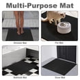 thumbnail image 5 of PPOSFPH Drainage Mat, 3 x 3.3ft Non Slip Rubber Floor Mats, Pool Mat for Indoor Outdoor Entrance Bar Wet Area, Black, 5 of 11