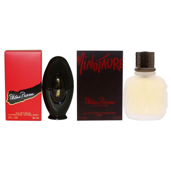 Paloma Picasso Minotaure and Paloma Picasso 2 Pc Kit - 2.5oz EDT Spray, 1oz EDP Spray