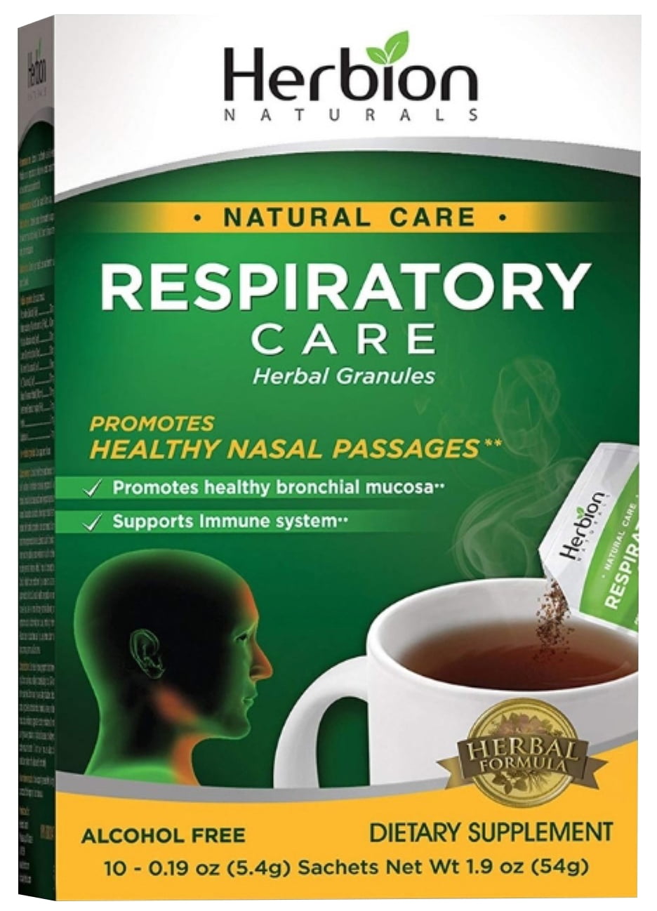 Herbion Naturals Natural Care Respiratory Care Herbal Granules Dietary Supplement - 10 pk