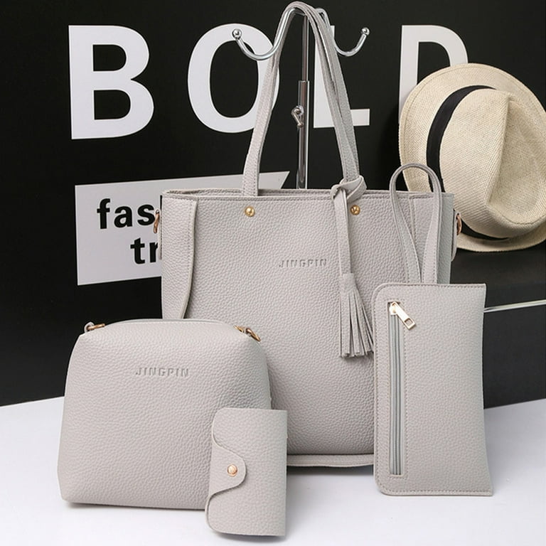 未使用多数 4点セットFAUX LEATHER SHOULDER BAGその他 ZTTD Women Four Set Handbag Shoulder Bags Tote Crossbody