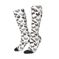 thumbnail image 2 of Fotbe Funny Chicken print Women's Men's Novelty Crew Socks Cotton Socks Knee High Socks for Walking,Running,Nurses,Pregnancy, 2 of 9