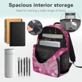 thumbnail image 4 of KUIFORTI Turtre Blue 4PCS Girls Backpack Set, Lightweight School Bag with Lunch Box Pencil Pouch Water Bottle Sleeve for Elementary Middle School Kids Back to School Supplies, 4 of 7