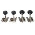thumbnail image 1 of Shisuyan 4pcs 2R2L Ukulele Keys Tuning Pegs Machine Heads Tuners for Ukulele 4 String Guitar with Black Button, 1 of 7