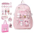 thumbnail image 1 of Roffatide Melody Kawaii Backpack with 12 Pieces Accessories,Pink, 1 of 7