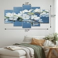 thumbnail image 4 of Designart "Apple Blossom Monochromatic gracefulness IX" Apple Blossom Metal Wall Décor Set, 4 of 5