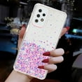 thumbnail image 5 of Luminous Case for Samsung Galaxy A23 5G, Glow in the Dark Fluorescent Glitter Case for Women Girls, Bling Sparkle Lightweight Slim Shockproof Protective Phone Cover for Samsung Galaxy A23 5G, Pink, 5 of 6