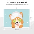 thumbnail image 2 of Kdxio Corgi With Towel Ans Slice Cucumber for Dish Drying Mat,24*18 inch Absorbent Dish Drainer Kitchen Counter,Large Size Dish Drying Pad for Countertops,Draining Racks, 2 of 6