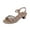 Champagne, variant on Jenna Women's Wide Width Glittery Dress Heeled Sandals