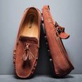 thumbnail image 3 of Men's Casual Loafers Slip On Leather Shoes Lightweight Driving Shoes Moccasins Classic Penny Loafer Flats Boat Shoes, 3 of 10