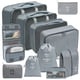 thumbnail image 4 of Travel storage bag set for digital toiletries and cosmetics, including clothing, shoes, and luggage. [Nine-piece toiletry bag set, gray], 4 of 5