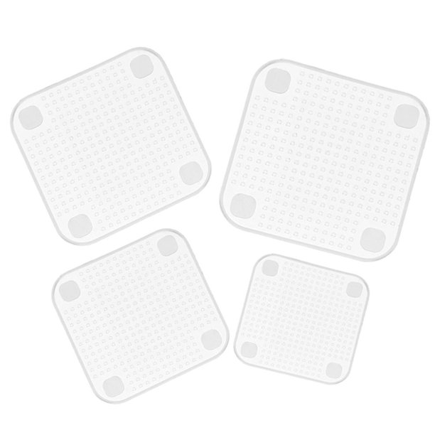 Tapa Del Tazón 4 Uds. De silicona reutilizable para alimentos frescos, envoltura elástica, película de sellado, cubierta para cuenco Tmvgtek Libre de BPA