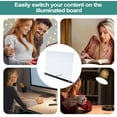 thumbnail image 4 of LED Note Board,LED Drawing Pad | Rewritable Glow Acrylic Memo Note for Learning Education Entertainment Crafts Games, 4 of 7