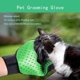 thumbnail image 4 of (Verde)Guantes de aseo para mascotas, guantes de limpieza para mascotas, guantes de cepillado para perros, guantes de masaje y aseo para gatos, guantes para muda de pelo, 4 of 5