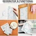 thumbnail image 5 of Coolnut 4 PCS Kitchen Dish & Tea Towels, White Cloud Reusable Cloths for Cooking and Drying Dishes for Home Kitchen Cleaning, 28"x18", 5 of 5