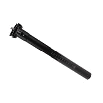 Unique Bargains Bike Suspension Seatpost 31.8x300mm Saddle Post Seat Gloss Black Carbon Fiber