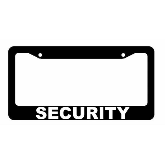 Security Officer Car Truck License Plate Frame