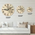thumbnail image 4 of Designart 'Ancient Australian Bird Illustrations II' Traditional Wood Wall Clock, 4 of 5