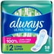 thumbnail image 1 of Always Ultra delgado, tamaño 2, súper almohadillas con alas, sin perfume, 58 unidades, 1 of 9