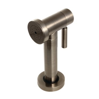 Kingston Brass KBSPR0 Kitchen Faucet Side Sprayer – Matte Black, 2-Function Spray, 48-Inch Hose, Brass Construction, Deck Mount